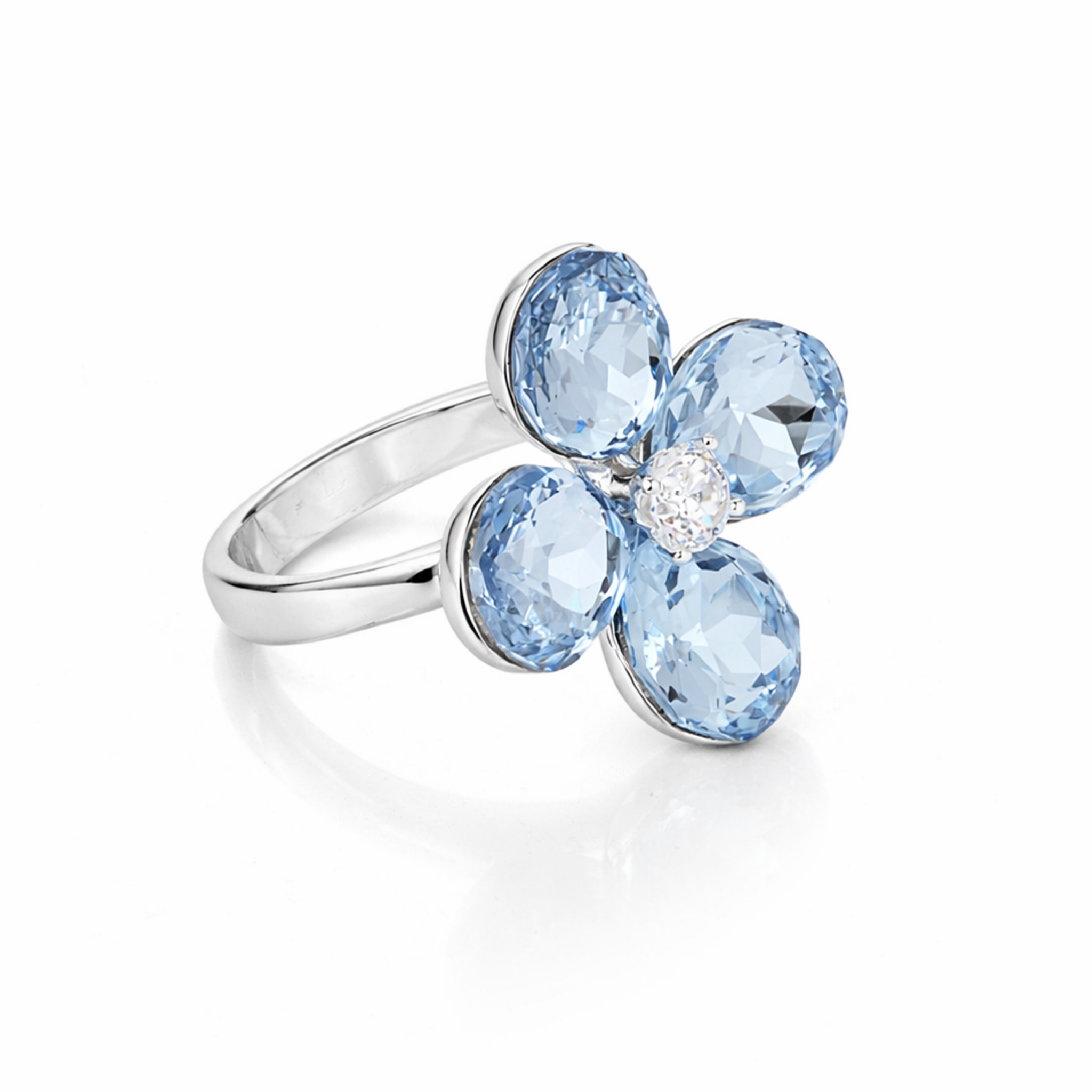 Sky Clover Crystal Ring