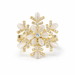 Pearl Snowflake Statement Ring