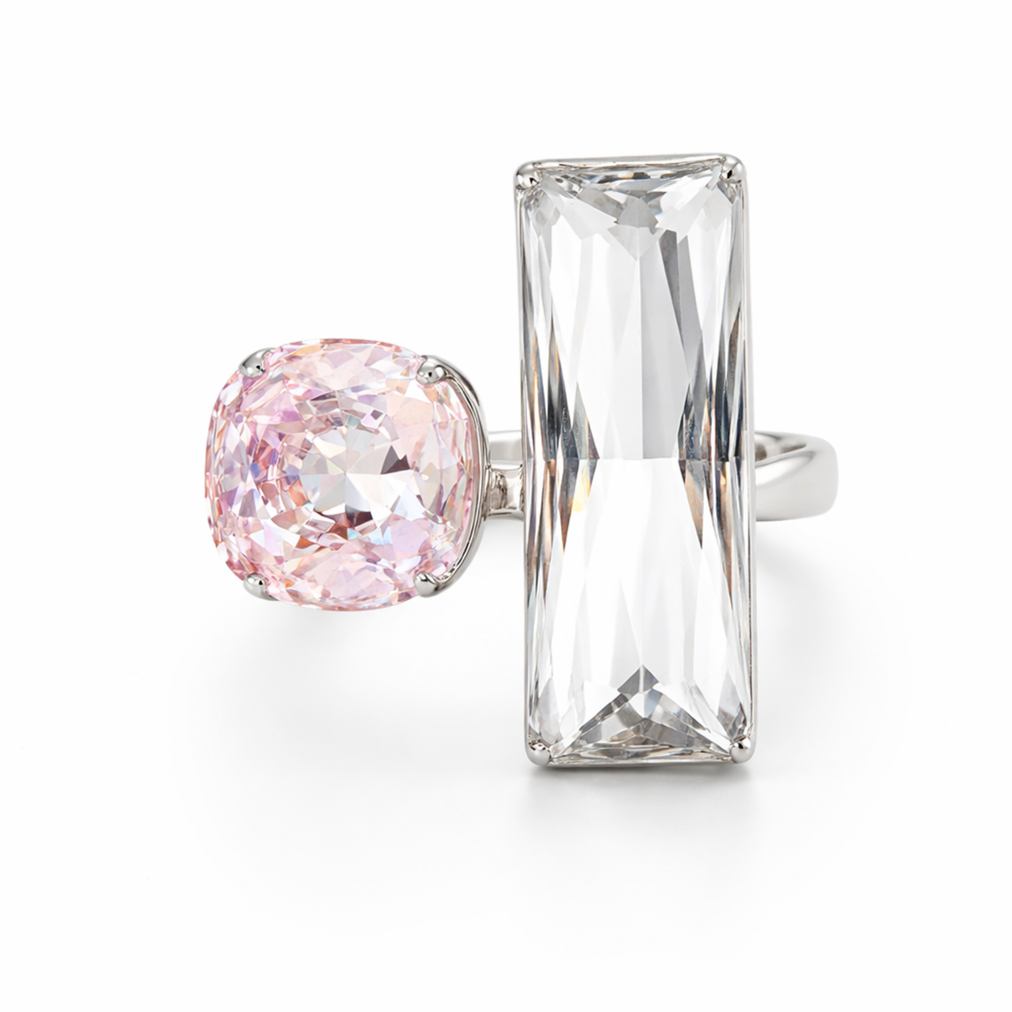 Blush & Ice Contrast Ring - Pink