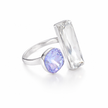 Blush & Ice Contrast Ring - Blue