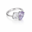 Violet & Ice Bypass Ring