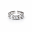 Pearl & Crystal Lattice Band Ring