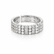 Pearl & Crystal Lattice Band Ring