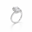 Eternal Duo Oval Halo Bypass Ring