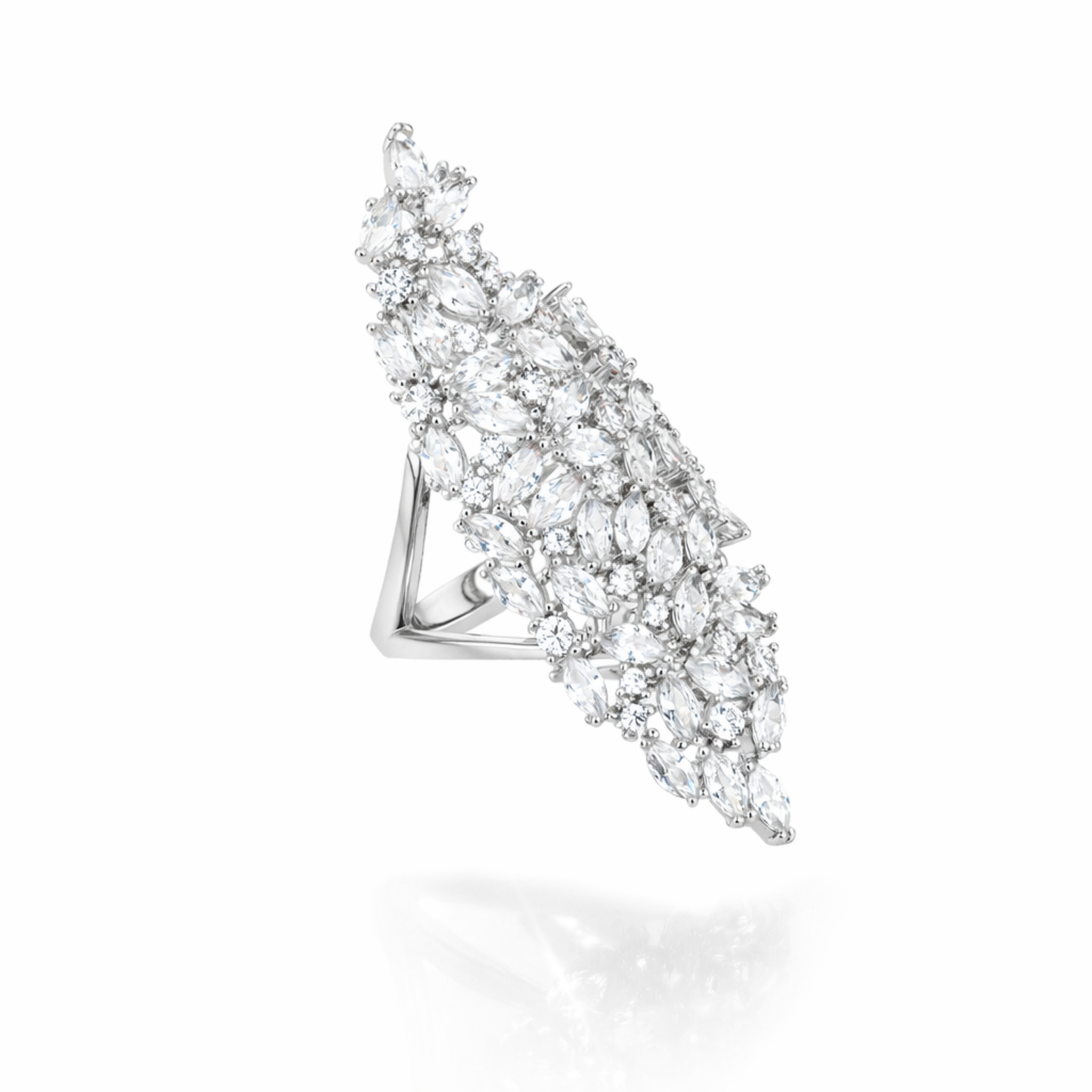 Cascade Marquise Statement Ring