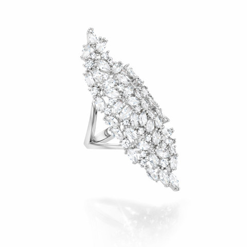 Cascade Marquise Statement Ring