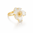Ivory Magnolia Bloom Ring