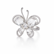 Crystal Butterfly Statement Ring