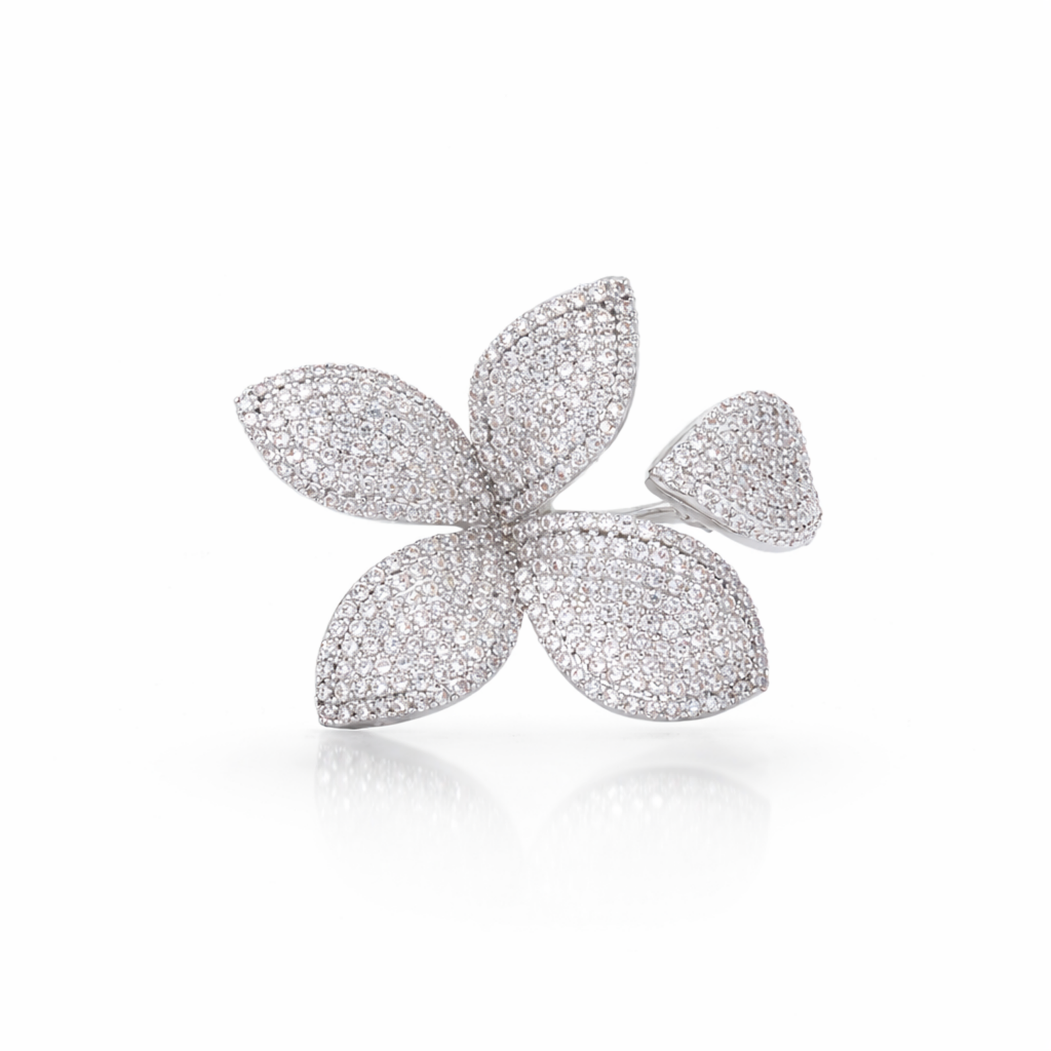 Full Pavé Frangipani Ring