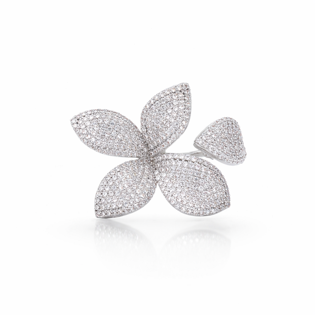 Full Pavé Frangipani Ring