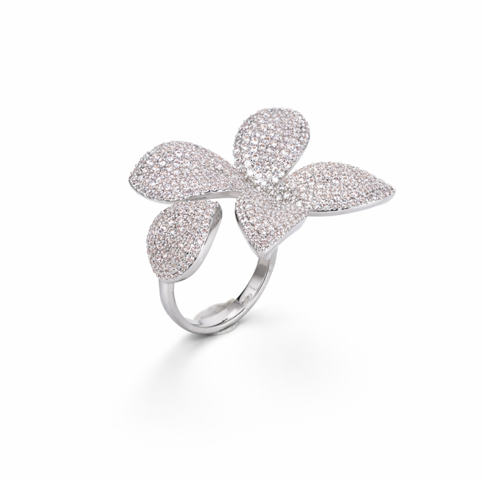 Full Pavé Frangipani Ring