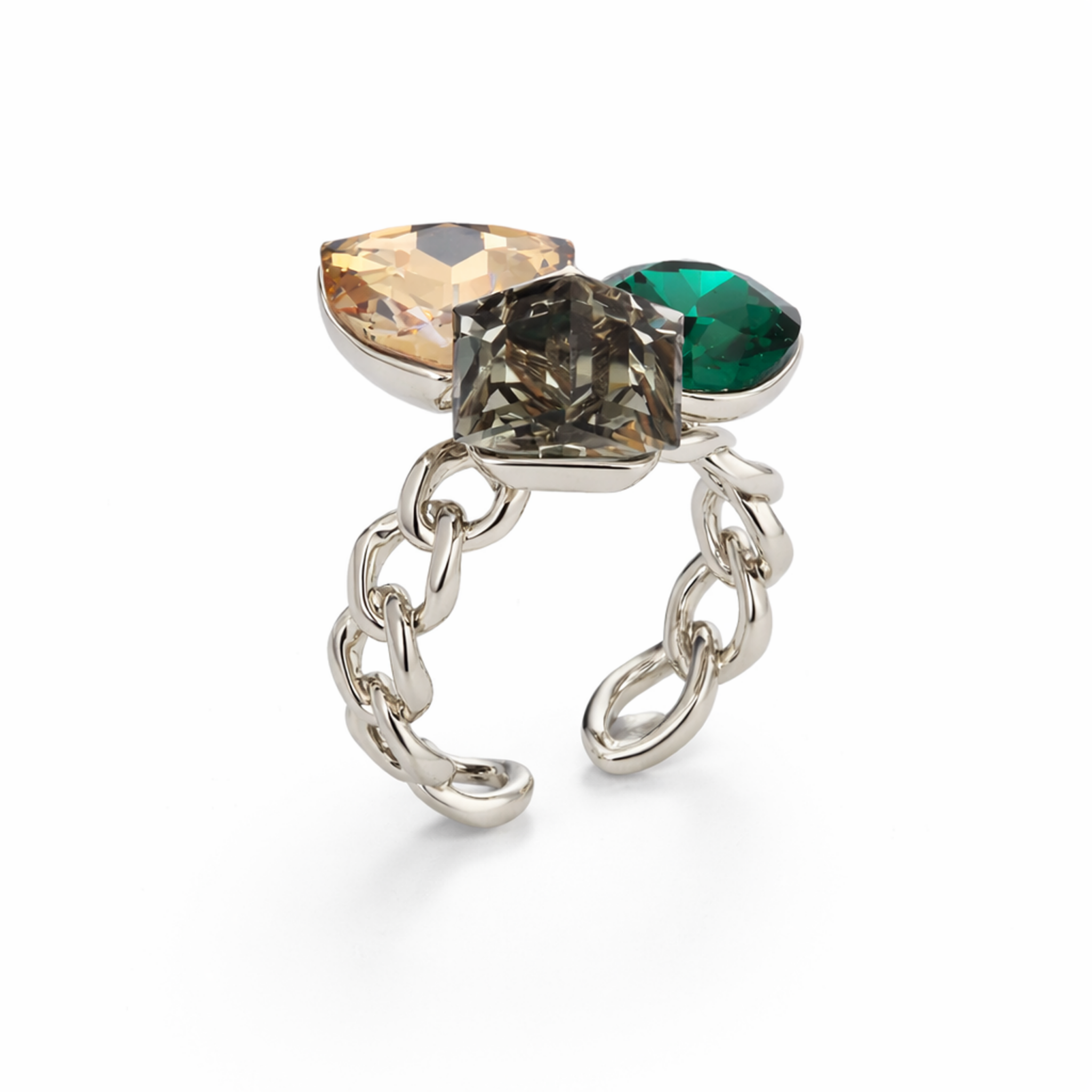 Twilight Trio Cluster Ring