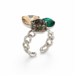 Twilight Trio Cluster Ring