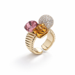 Golden Luxe Trio Ring