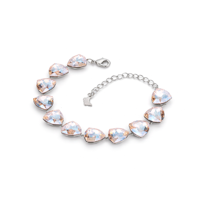 Crystal crystal adjustable bracelet — variable colour - Aurora