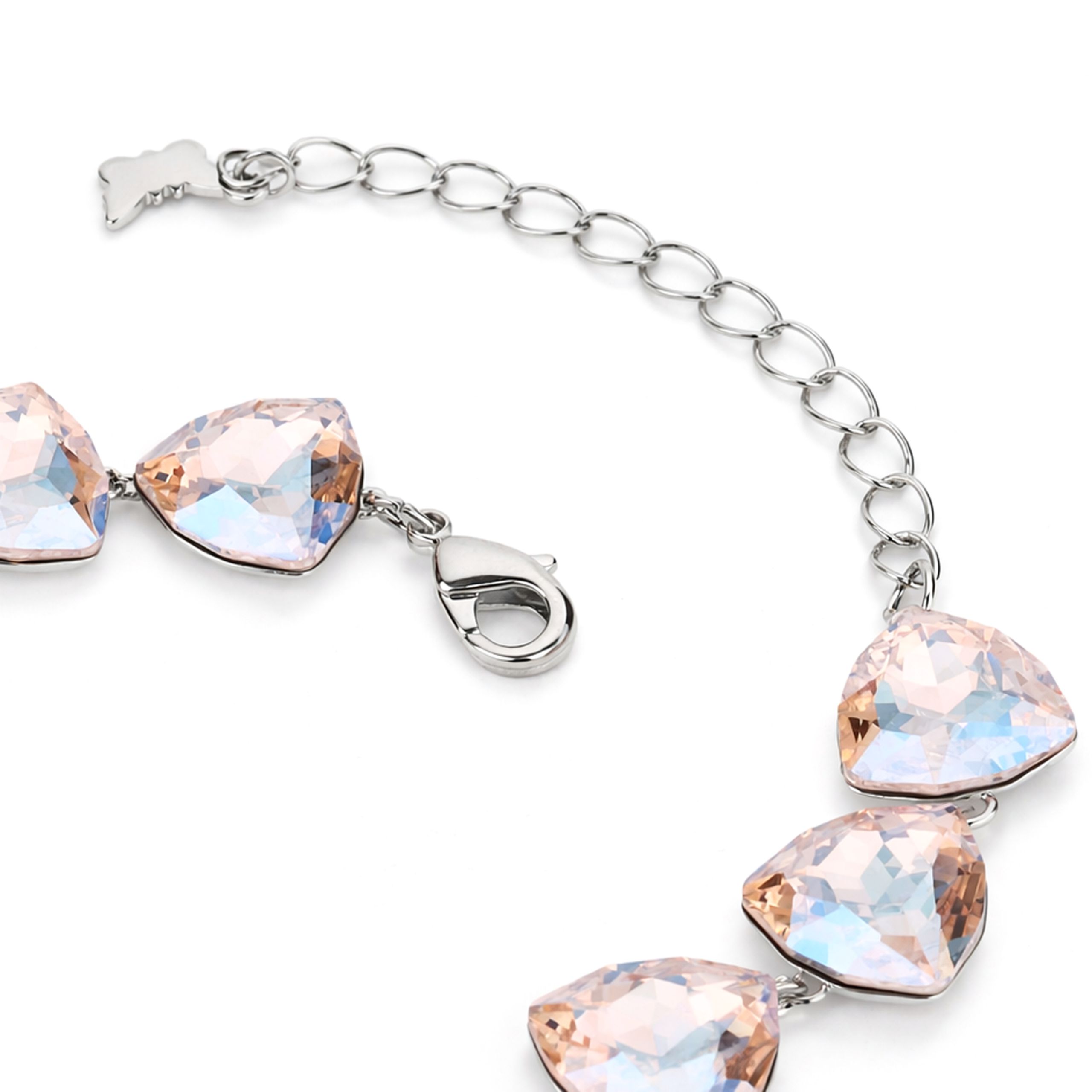 Crystal crystal adjustable bracelet — variable colour - Aurora
