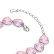 Crystal crystal adjustable bracelet — variable colour - Blush pink
