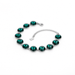 Rivoli crystal adjustable bracelet — variable colour - Emerald Green