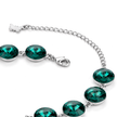 Rivoli crystal adjustable bracelet — variable colour - Emerald Green