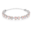 Octagonal crystal adjustable bracelet — variable colour - Aurora