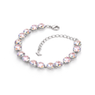 Octagonal crystal adjustable bracelet — variable colour - Aurora