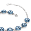 Rivoli crystal adjustable bracelet — variable colour - Aqua Blue