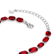 Crystal crystal adjustable bracelet — variable colour - Silver