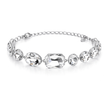 Crystal crystal adjustable bracelet — variable colour - Clear