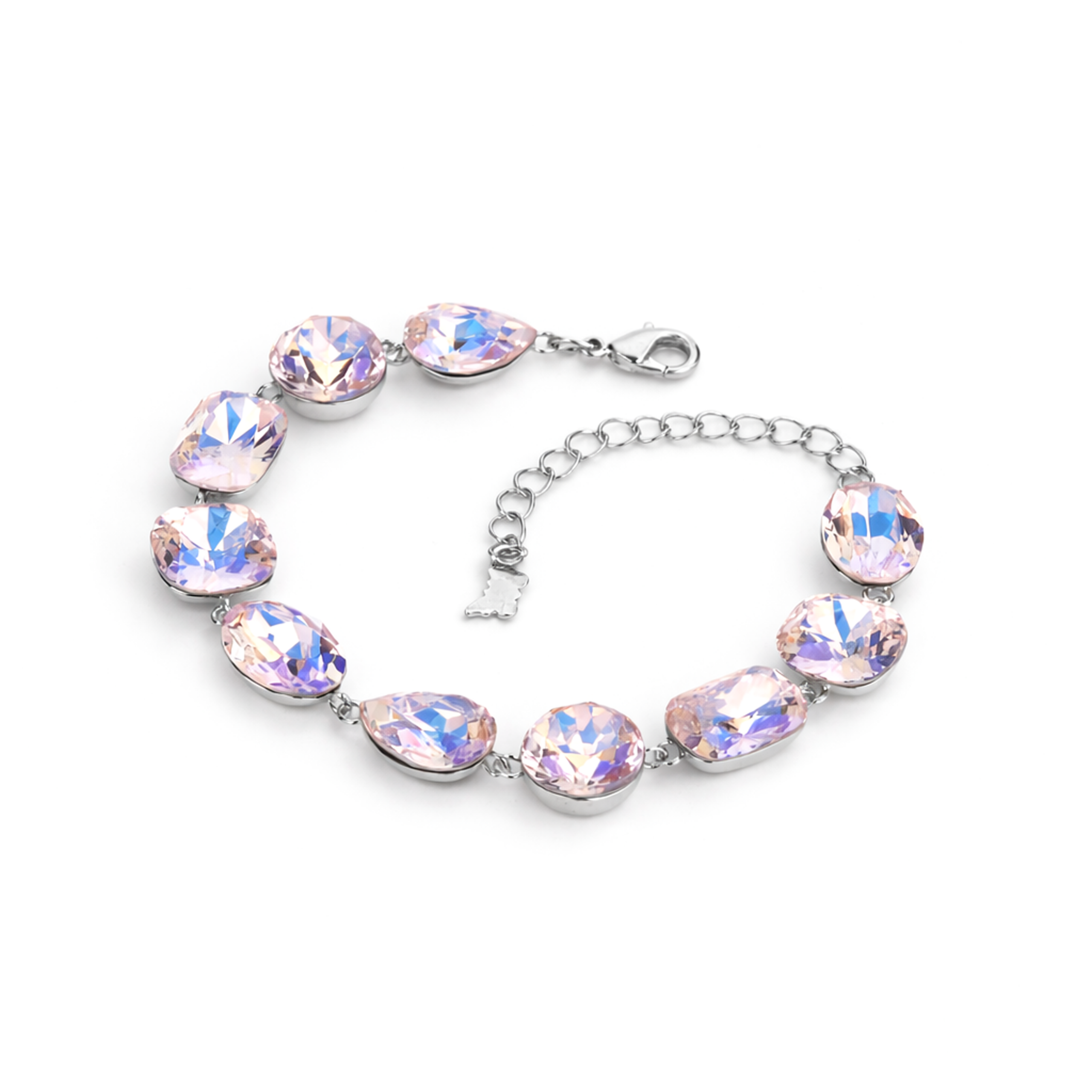 Crystal crystal adjustable bracelet — variable colour - Aurora