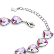 Crystal crystal adjustable bracelet — variable colour - Violet