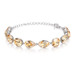 Crystal crystal adjustable bracelet — variable colour - Citrine