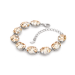 Crystal crystal adjustable bracelet — variable colour - Citrine