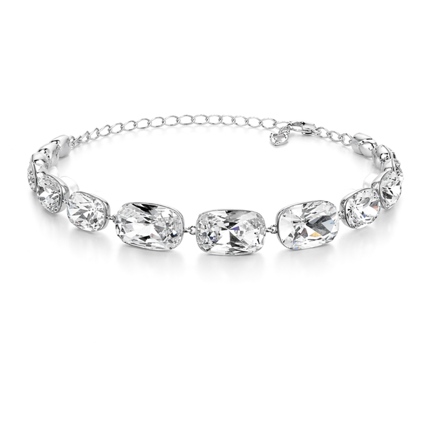 Crystal crystal adjustable bracelet — variable colour - Clear