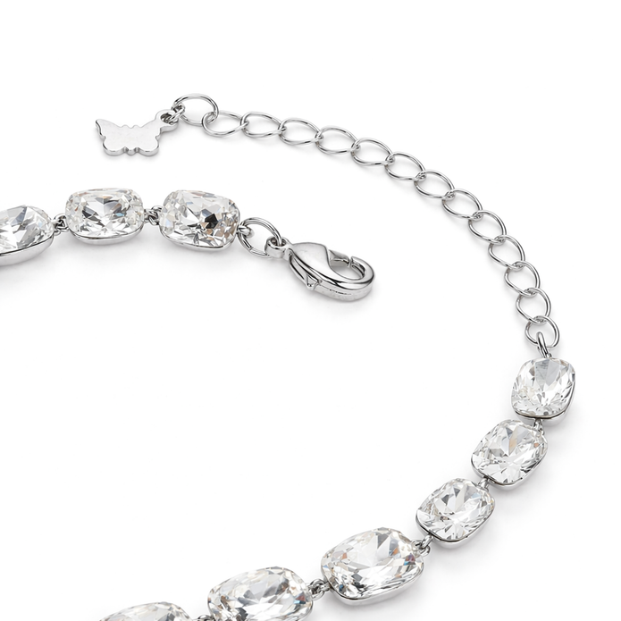 Crystal crystal adjustable bracelet — variable colour - Clear