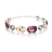 Crystal crystal adjustable bracelet — variable colour - Multi-Color