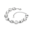 Crystal crystal adjustable bracelet — variable colour - Clear