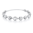 Rivoli crystal adjustable bracelet — variable colour - Clear