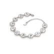Rivoli crystal adjustable bracelet — variable colour - Clear