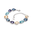 Crystal crystal adjustable bracelet — variable colour - Multi-Color