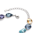 Crystal crystal adjustable bracelet — variable colour - Multi-Color