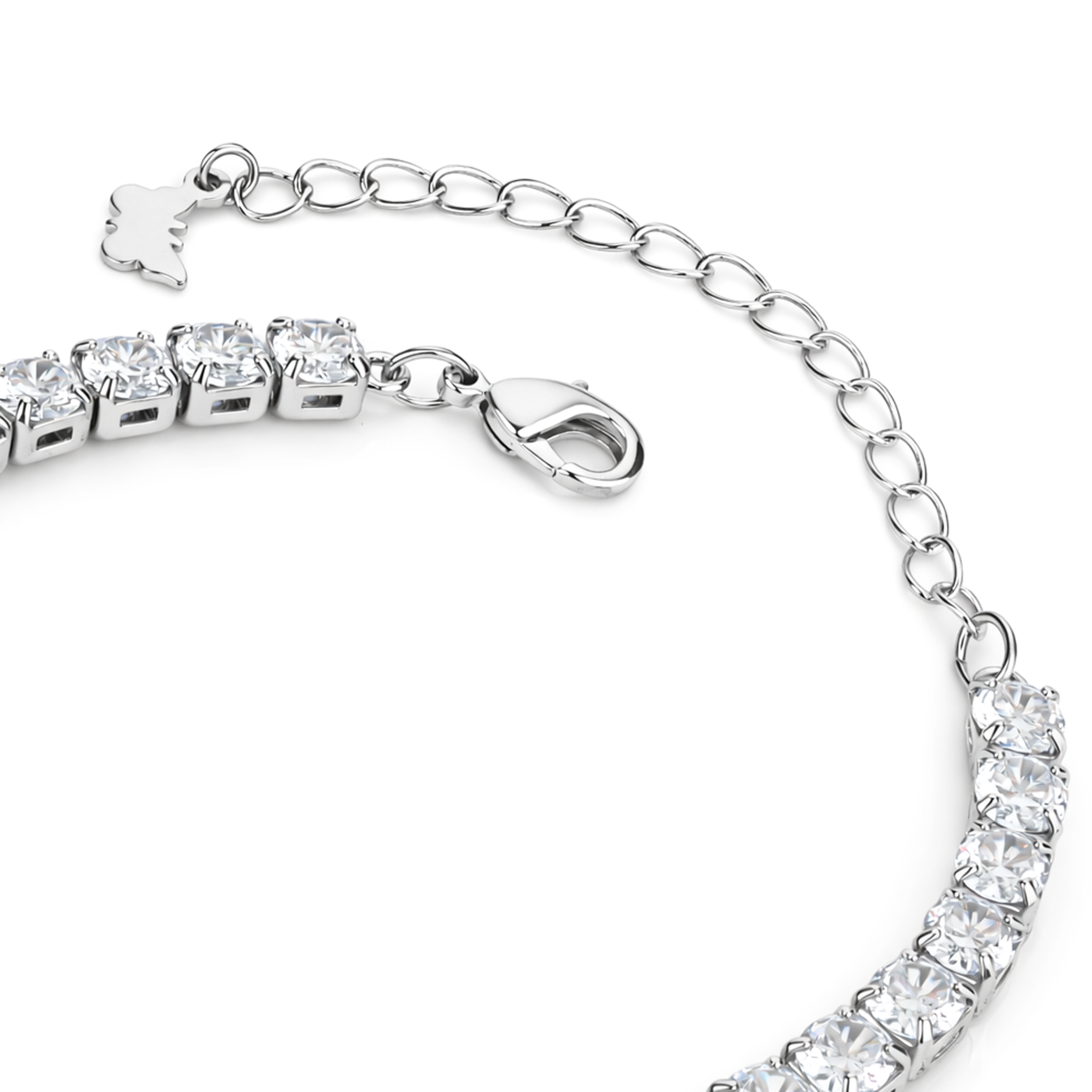 Crystal crystal tennis bracelet — variable colour - Emerald Green