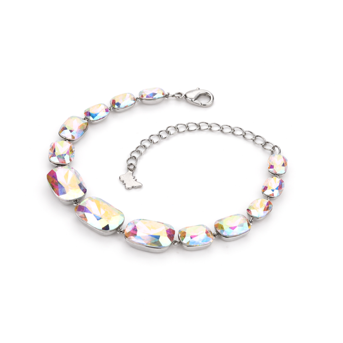 Crystal crystal adjustable bracelet — variable colour - Aurora