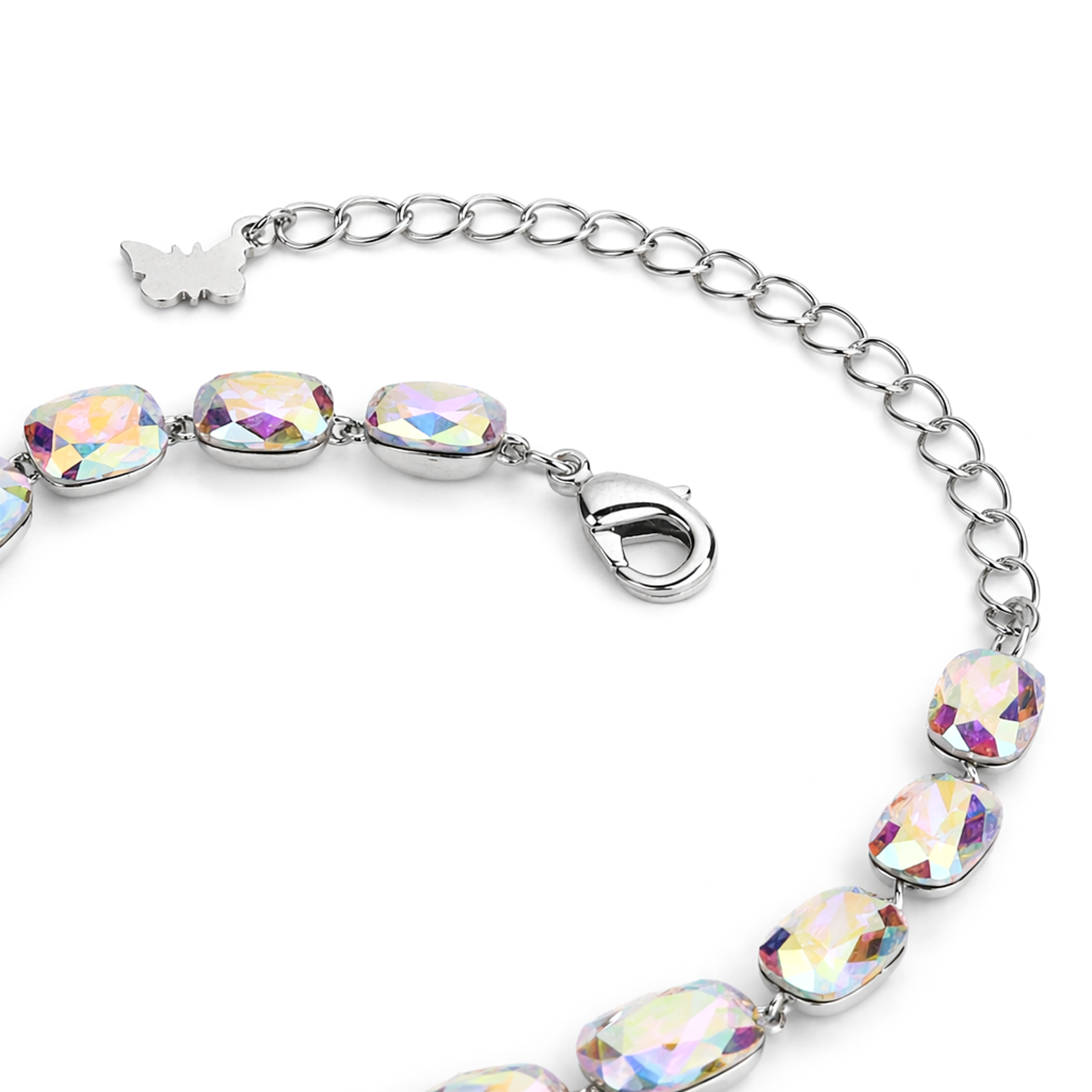 Crystal crystal adjustable bracelet — variable colour - Aurora