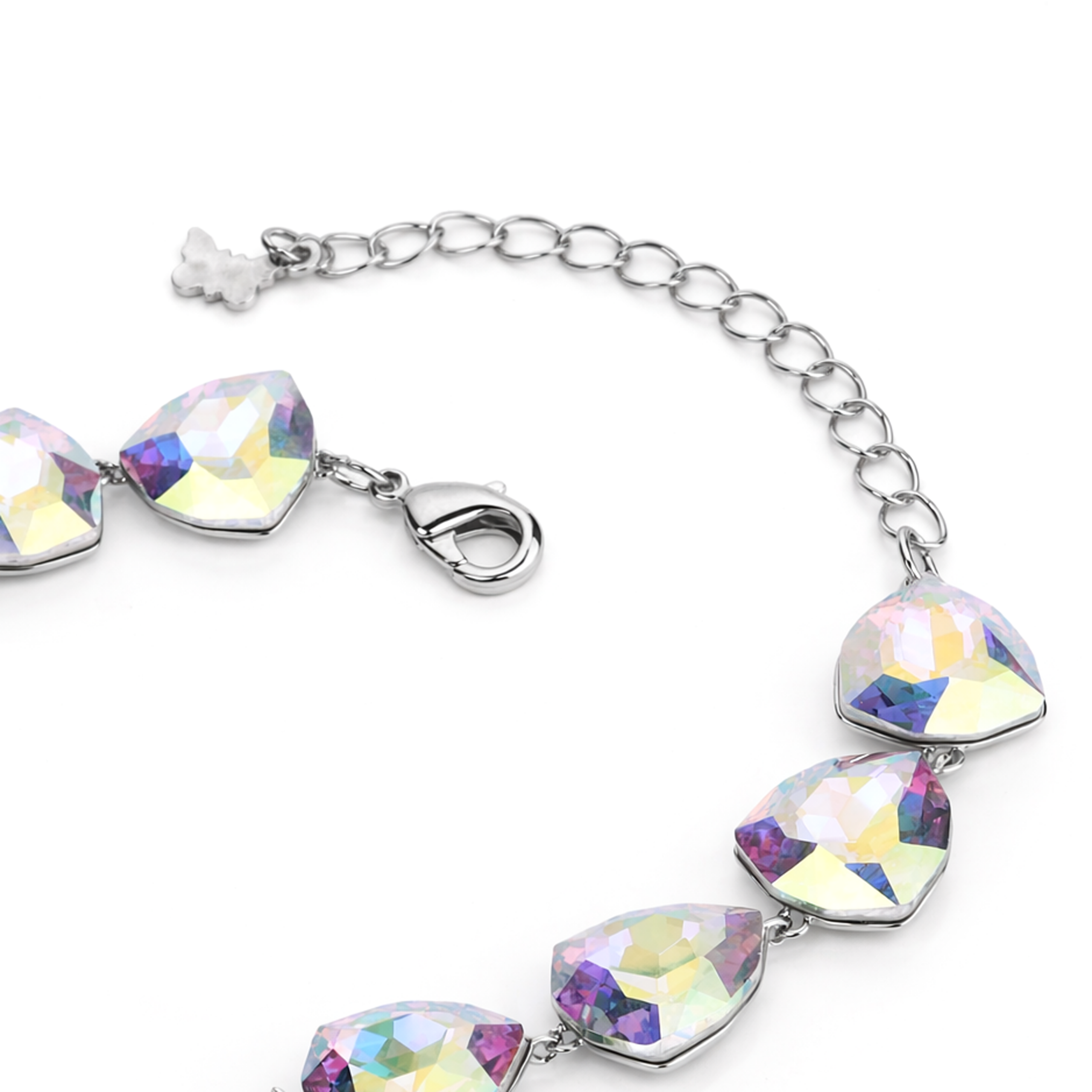 Crystal crystal adjustable bracelet — variable colour - Aurora