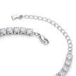 Crystal crystal tennis bracelet — variable colour - Plum