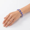 Rivoli crystal adjustable bracelet — variable colour - Violet