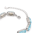 Crystal crystal tennis bracelet — variable colour - Sky Blue