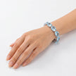Crystal crystal tennis bracelet — variable colour - Sky Blue