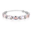 Crystal crystal tennis bracelet — variable colour - Blush pink