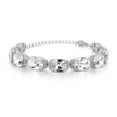 Crystal crystal tennis bracelet — variable colour - Clear